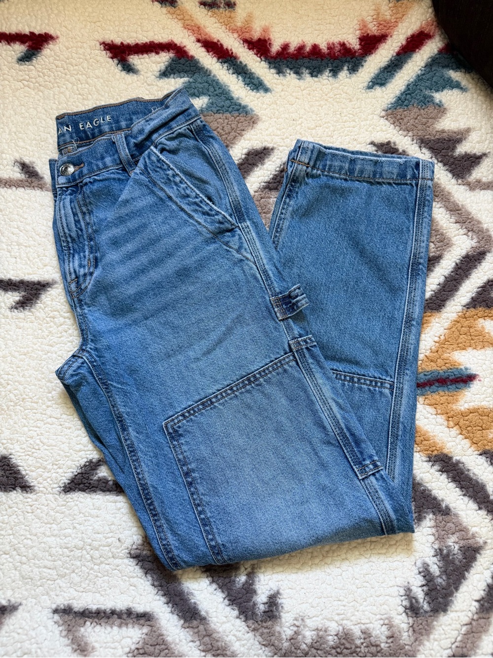 American Eagle Outfitters Blue Carpenter Jeans